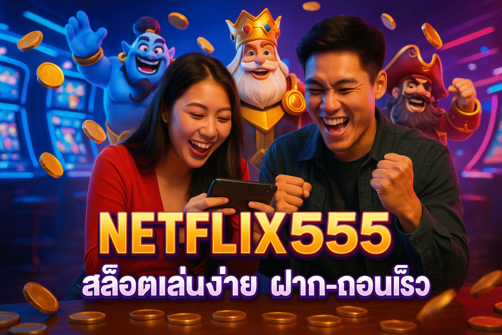 NETFLIX555 สล็อตเล่นง่าย ฝากถอนเร็ว