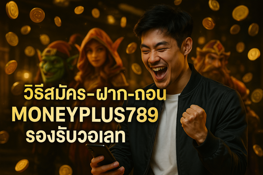วิธีสมัคร-ฝาก-ถอน MONEYPLUS789 รองรับวอเลท